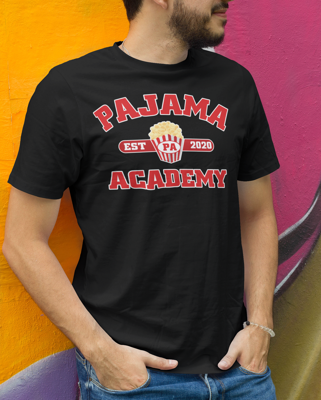Pajama Academy Popcorn  TEE